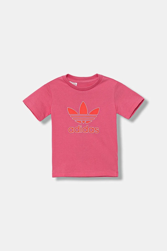 adidas Originals t-shirt in cotone per bambini prodotto per bambini rosa JX9004