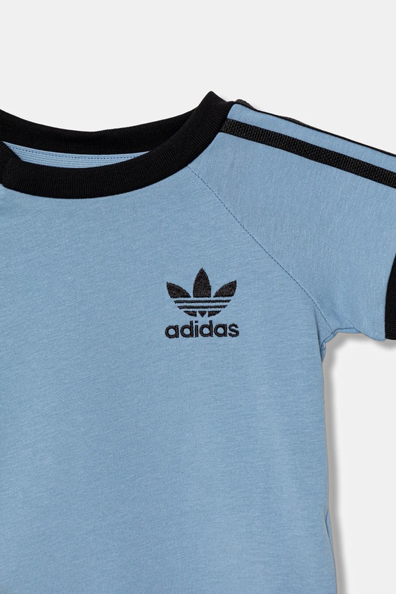 Κοριτσίστικα Παιδικό βαμβακερό μπλουζάκι adidas Originals JY0147 μπλε