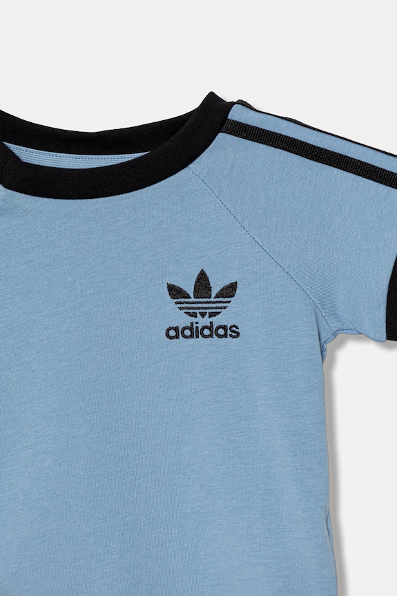 Κοριτσίστικα Παιδικό βαμβακερό μπλουζάκι adidas Originals JY0147 μπλε