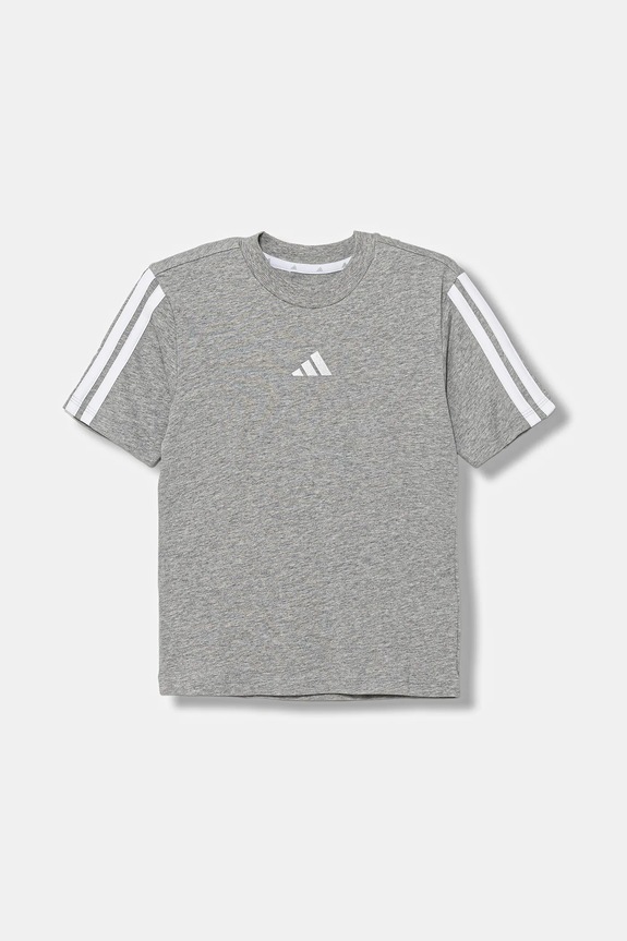 adidas t-shirt in cotone per bambini JY4968 grigio AW25