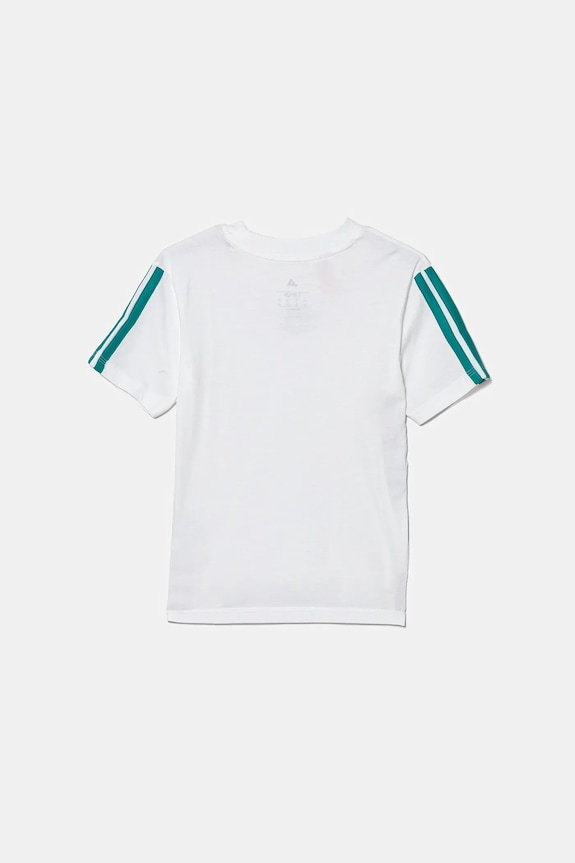 Chłopiec adidas t-shirt bawełniany dziecięcy JY4970 biały