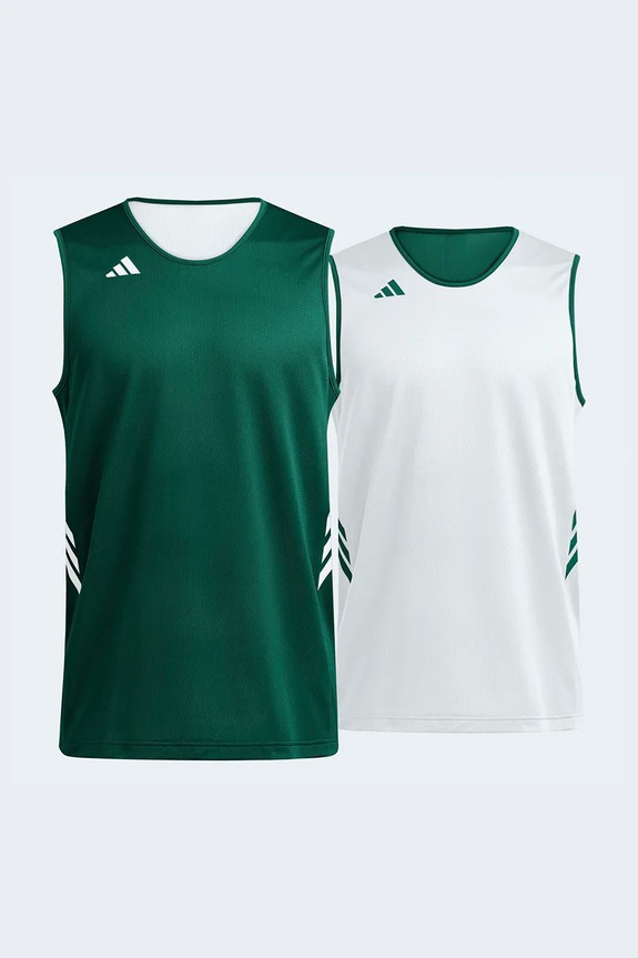 Detské obojstranné tričko adidas Originals okrúhly zelená KC6973
