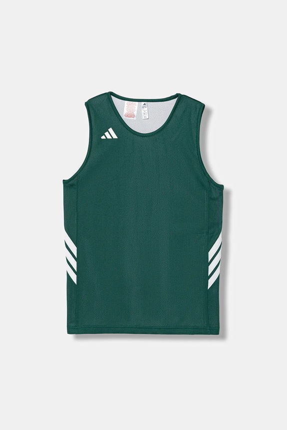 Detské obojstranné tričko adidas Originals KC6973 zelená AW25