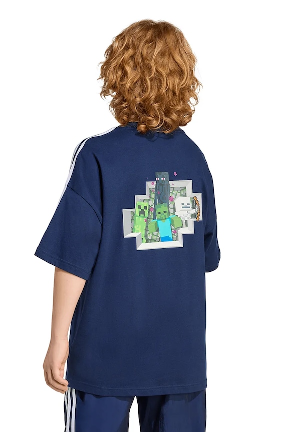 Dětské bavlněné tričko adidas Originals MINECRAFT KD9831