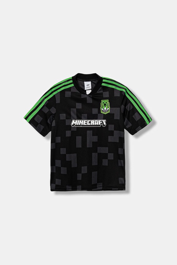 Детска тениска adidas Originals MINECRAFT надпис черен KD9838