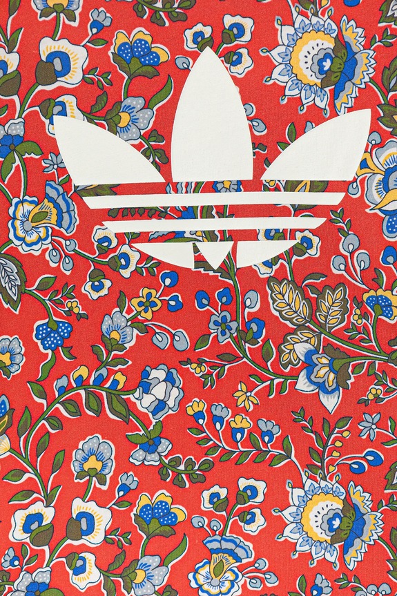 Detské bavlnené tričko adidas Originals červená JV7817
