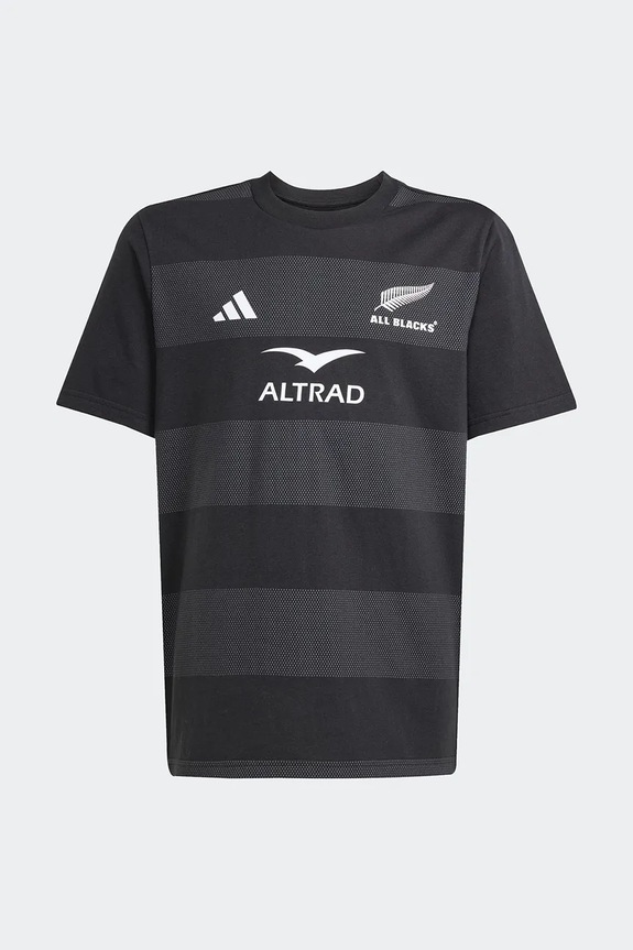 adidas Performance t-shirt dziecięcy All Blacks z elastanem czarny JW9936