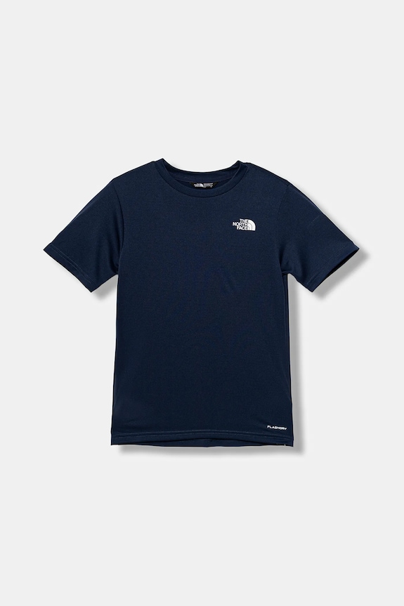 Παιδικό μπλουζάκι The North Face TEEN NEW 24/7 SS TEE στάμπα σκούρο μπλε NF0A8DF28K21