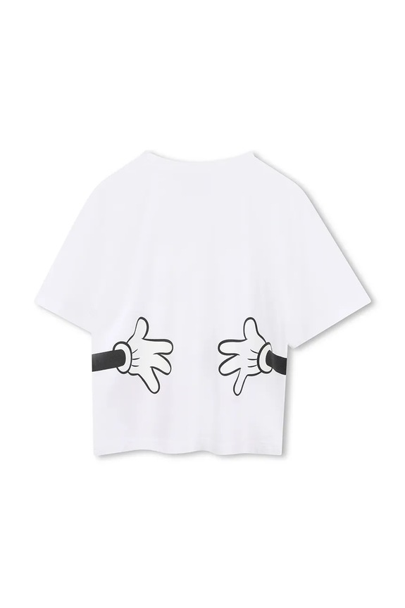 Băieți Marc Jacobs tricou de bumbac pentru copii W60588.86.108 alb