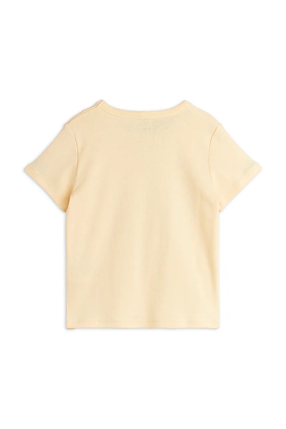 Chłopiec Mini Rodini t-shirt bawełniany dziecięcy Dino 25720132 beżowy