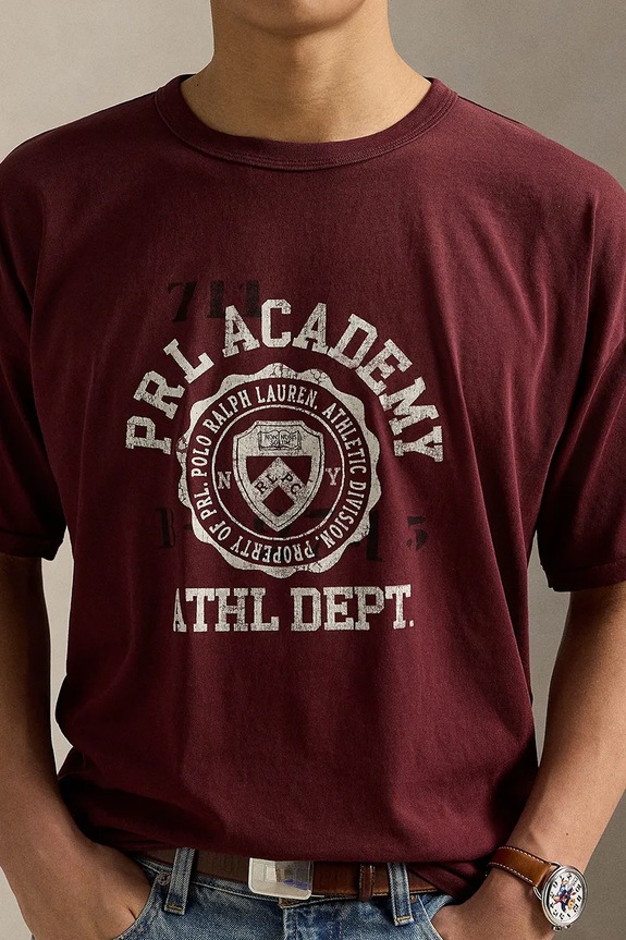 Majica kratkih rukava Polo Ralph Lauren bordo 710971836