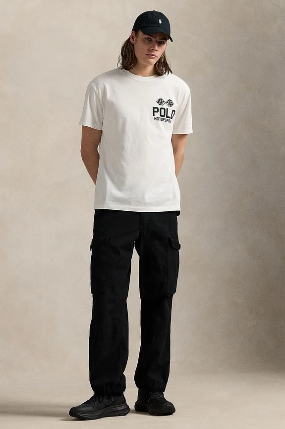 Clothing Polo Ralph Lauren cotton t-shirt Sscnclsm1 Short Sleeve 710972611 white