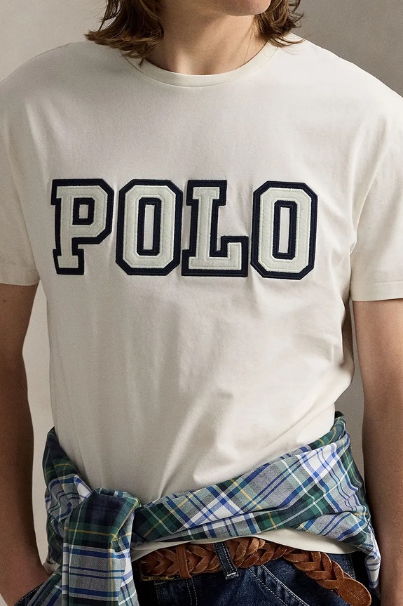 Polo Ralph Lauren t-shirt bawełniany biały 710972663