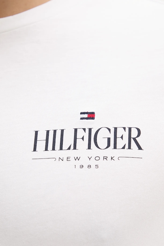 Tommy Hilfiger tricou din bumbac alb MW0MW39355