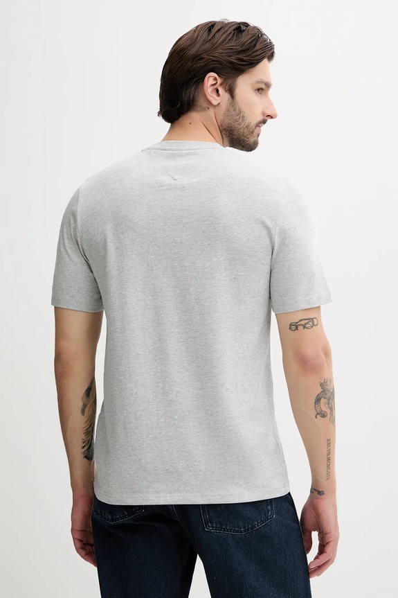Tommy Hilfiger t-shirt in cotone MW0MW39843 grigio AW25