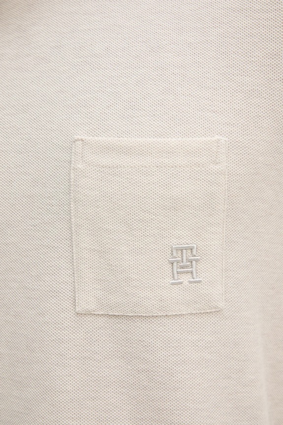 Pamučna majica Tommy Hilfiger MW0MW39365 bež