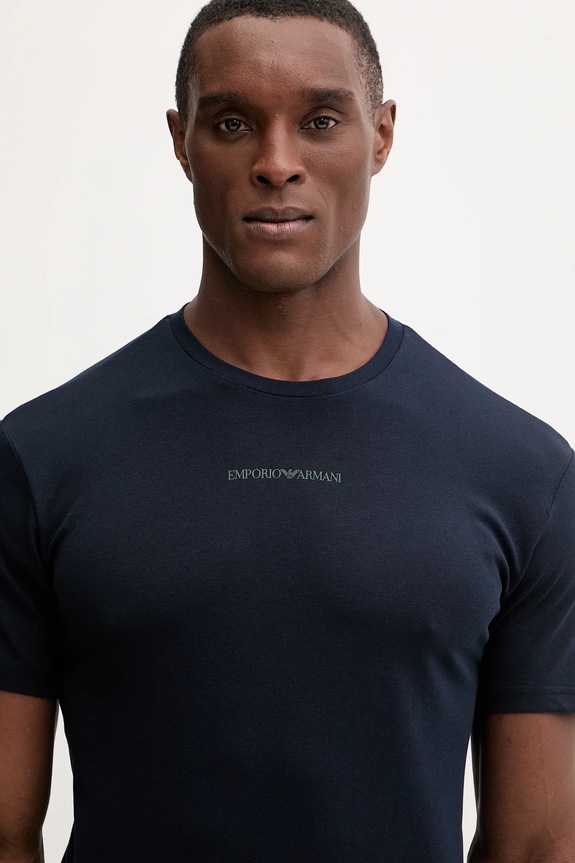 Emporio Armani Underwear tricou lounge bleumarin EM000379.AF14989