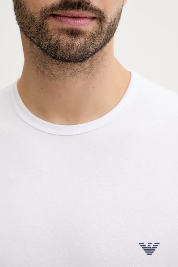 Μπλουζάκι Emporio Armani Underwear 2-pack EM000391.AF14132 λευκό