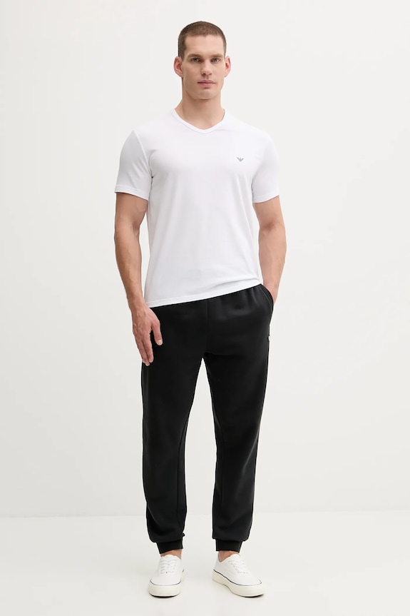 Emporio Armani Underwear μπλουζάκι basic ανδρικό από βαμβάκι με ελαστάν 2 τεμαχίων EM000392.AF14132 λευκό SS26