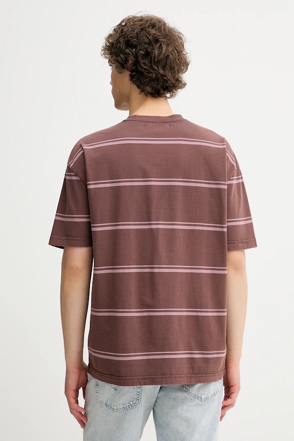 Odzież Samsoe Samsoe t-shirt bawełniany SAHAKEEM M25200026 brązowy