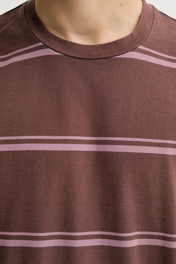 Samsoe Samsoe t-shirt bawełniany SAHAKEEM M25200026 brązowy