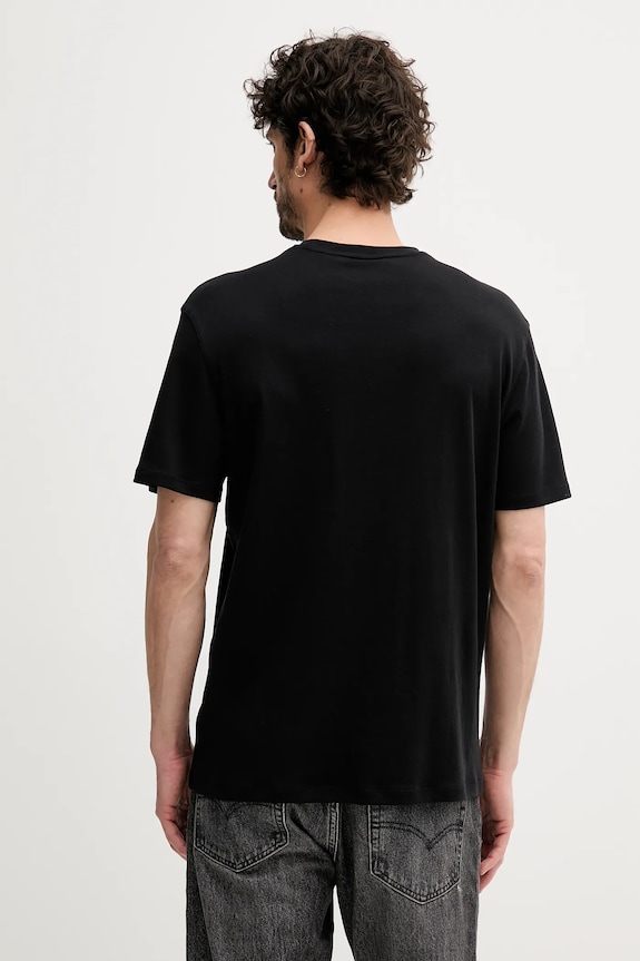 Calvin Klein T-shirt męski bawełniany LV04LB275G czarny SS26
