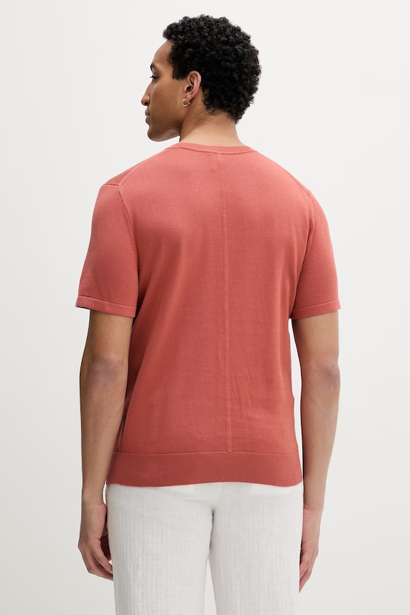 Ruházat Calvin Klein férfi pamut t-shirt LV04LC333G narancssárga
