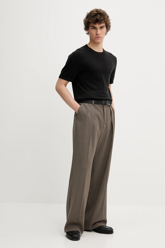Calvin Klein tričko pánske bavlnené LV04LC333G čierna SS26