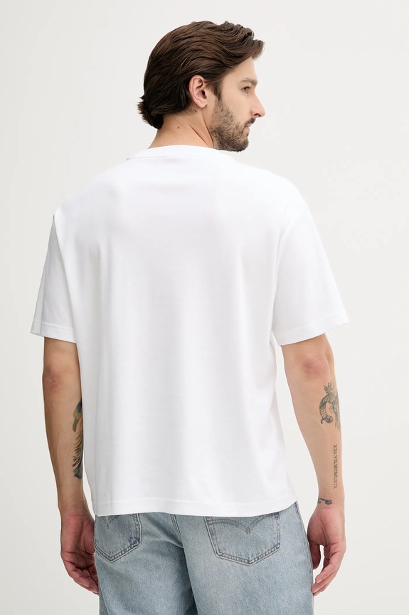 Calvin Klein t-shirt bawełniany LV04LC206G biały AW25