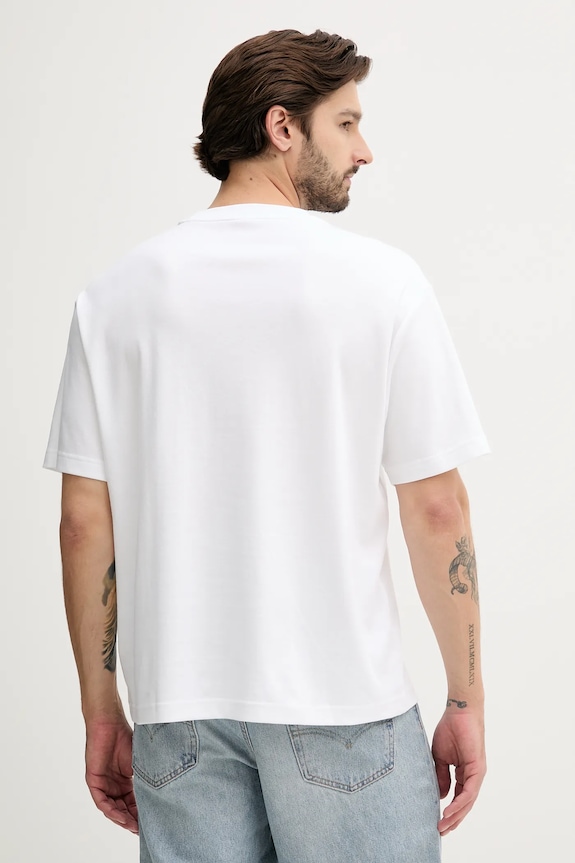 Calvin Klein t-shirt bawełniany LV04LC206G biały AW25