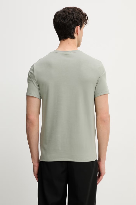 Oblečenie Calvin Klein tričko pánske bavlnené s elastanom LV04LC240G zelená