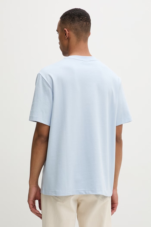 Ruházat Calvin Klein t-shirt férfi pamut elasztánnal LV04LC241G kék