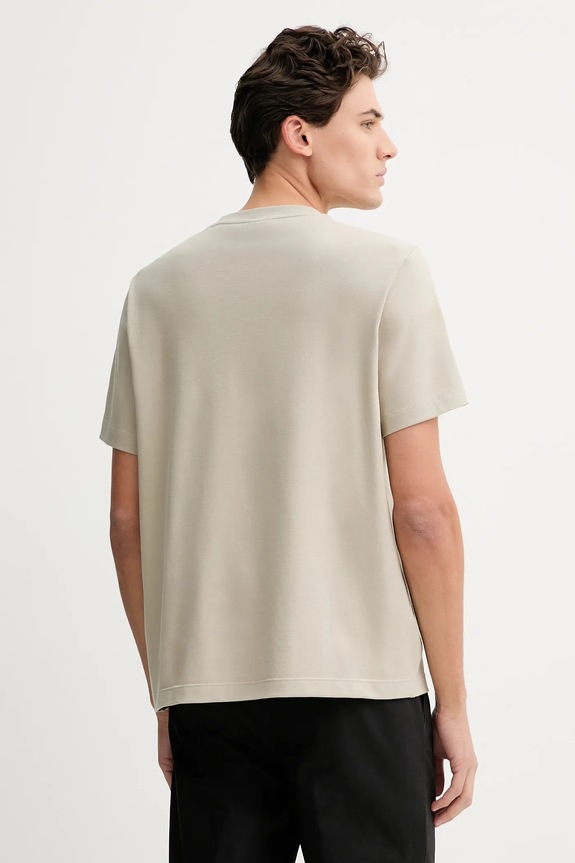 Oblečenie Calvin Klein tričko pánske bavlnené s elastanom LV04LC241G béžová