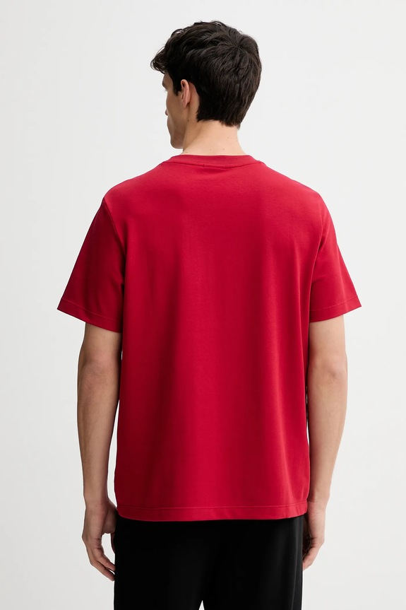 Oblečenie Calvin Klein tričko pánske bavlnené s elastanom LV04LC241G červená