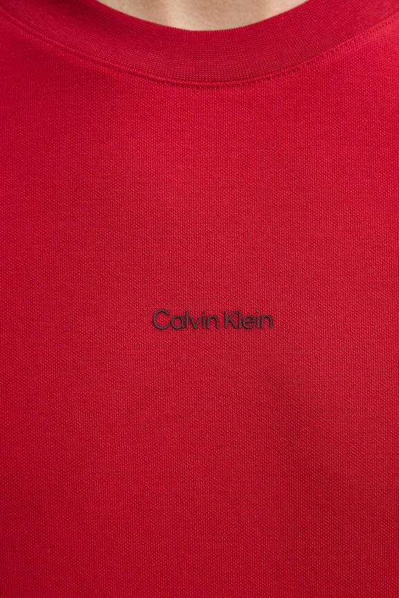 Calvin Klein tričko pánske bavlnené s elastanom LV04LC241G červená