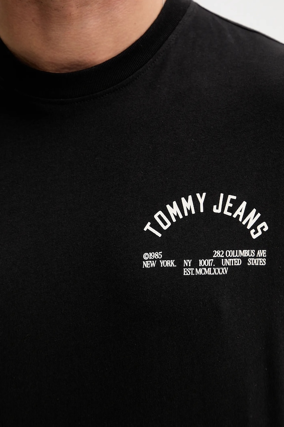 Tommy Jeans t-shirt bawełniany DM0DM21592 czarny
