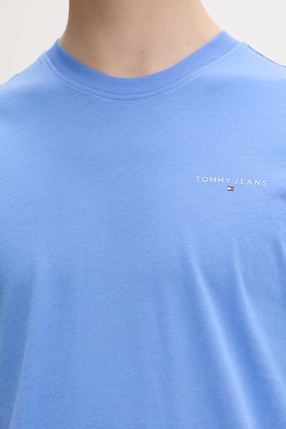 Tommy Jeans majica za muškarce od pamuka DM0DM21780 plava