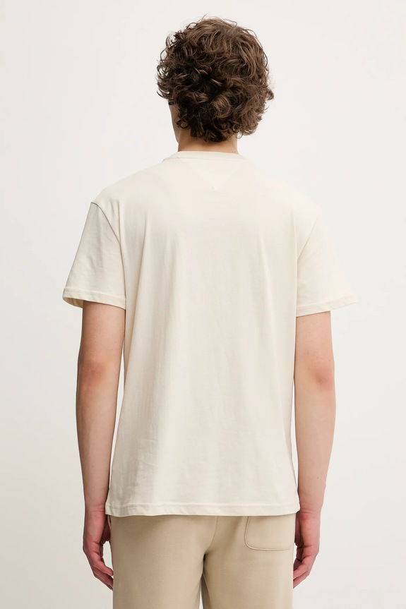 Odjeća Pamučna majica Tommy Jeans DM0DM21940 bež