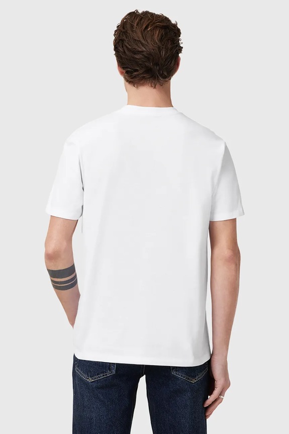 Îmbrăcăminte AllSaints tricou din bumbac DEXTER M005JD alb