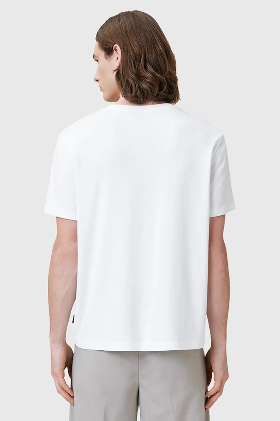 Μπλουζάκι AllSaints SLATER λευκό M009JC