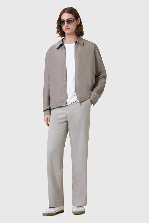 Μπλουζάκι AllSaints SLATER M009JC λευκό