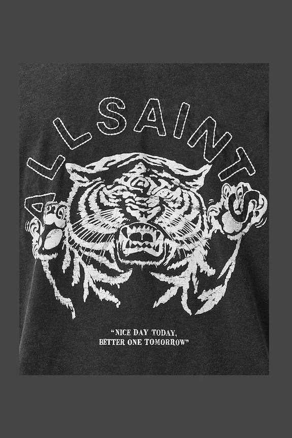 Oblečení Bavlněné tričko AllSaints BETTER M060PC šedá