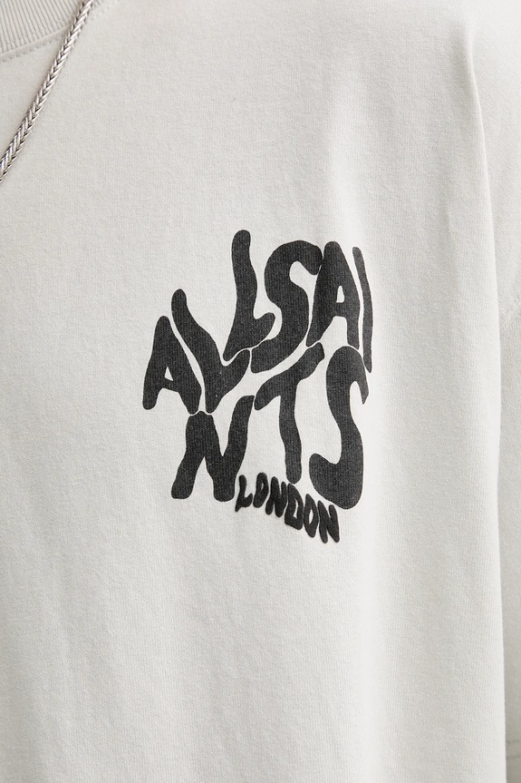 AllSaints t-shirt bawełniany ORLANDO M066PC szary