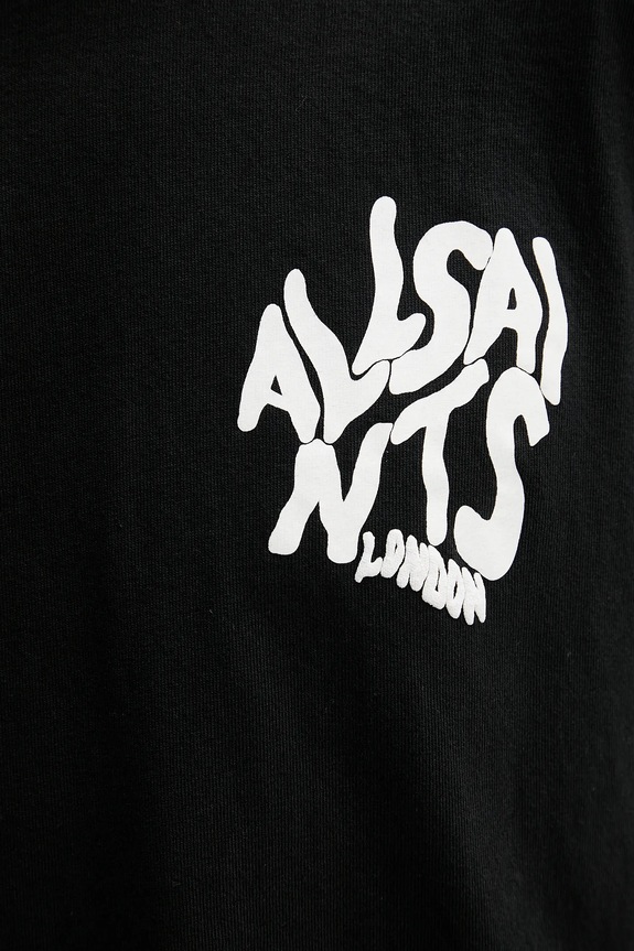 Pamučna majica AllSaints ORLANDO M066PC crna