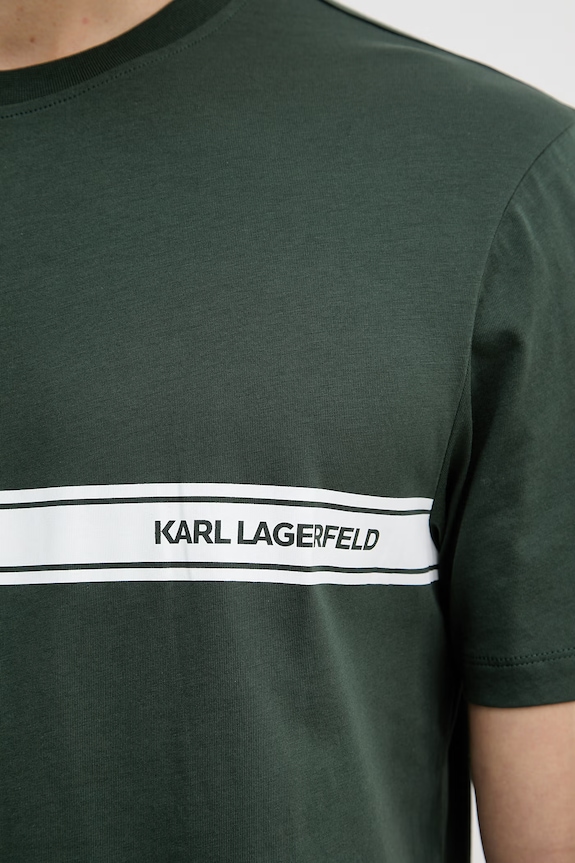 Karl Lagerfeld tričko pánske bavlnené A3M46001