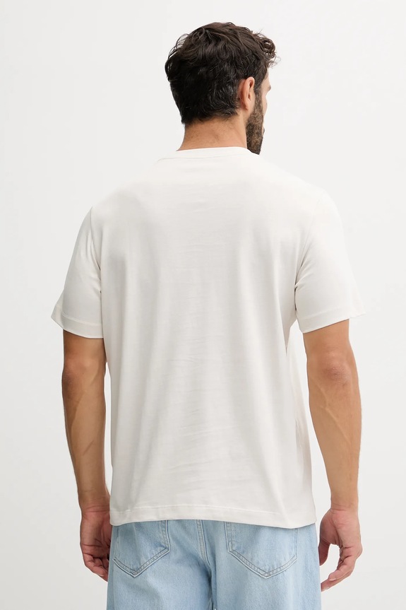 Calvin Klein Jeans tricou bărbați bumbac LV04RB862G bej SS26