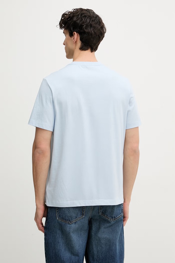 Îmbrăcăminte Calvin Klein Jeans tricou bărbați din bumbac LV04RB862G albastru