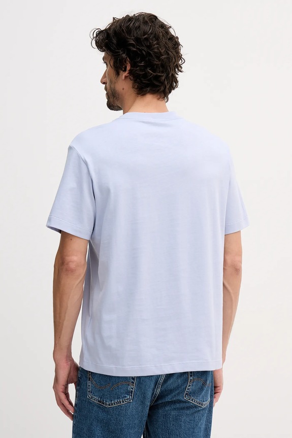 Oblečení Calvin Klein Jeans tričko pánské bavlněné LV04RB862G modrá