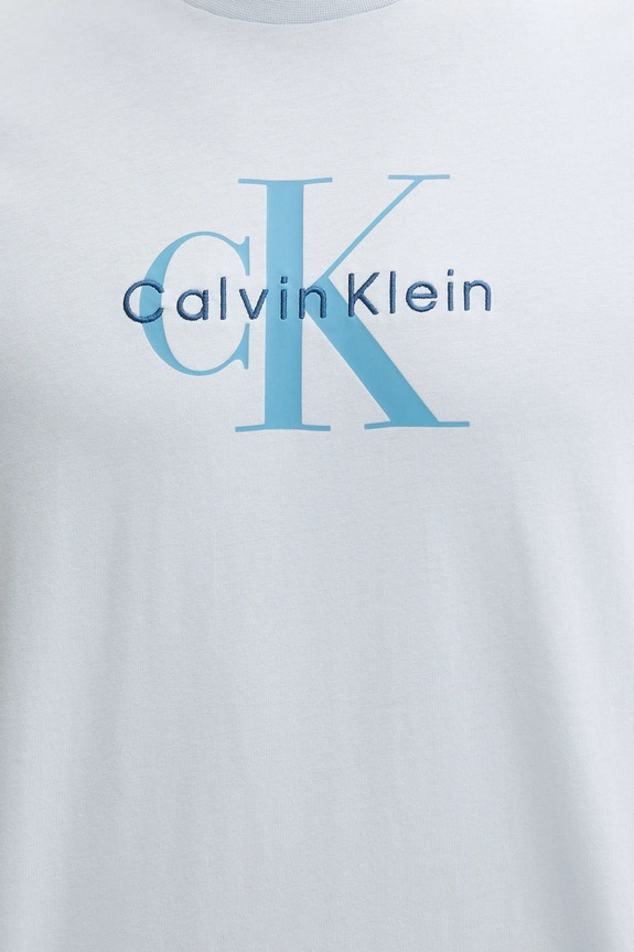 Calvin Klein Jeans tričko pánske bavlnené modrá LV04RB862G