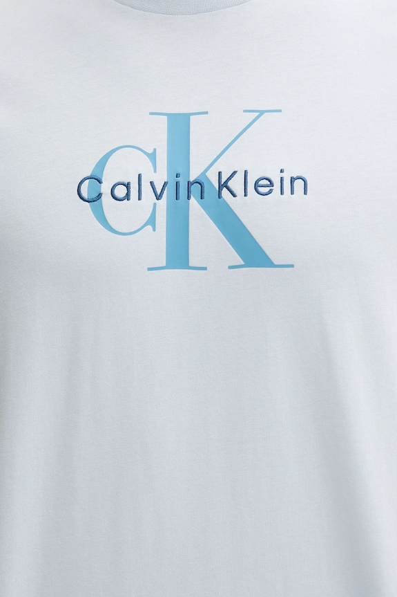 Calvin Klein Jeans tričko pánske bavlnené modrá LV04RB862G